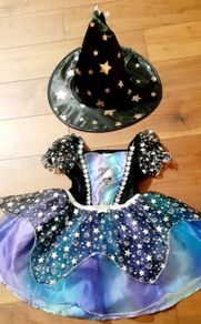 Halloween Peppa Witch Dress and hats (18-24M)