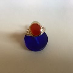 New 9ct Gold Cornelian Stone Ring. You Wont Beat This Price For The Same Ring.