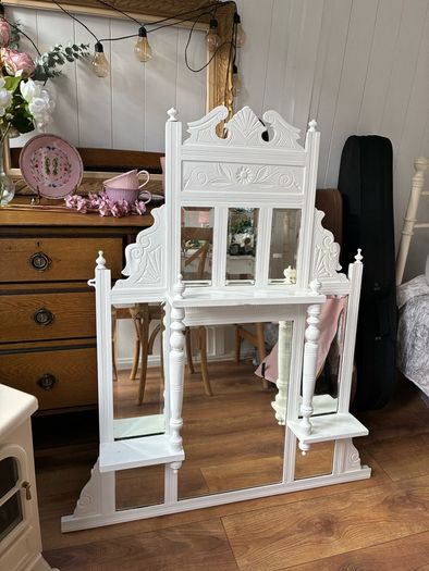 shabby chic over the mantle mirror