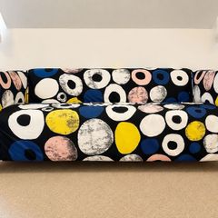 Multi-coloured couch in perfect condition.