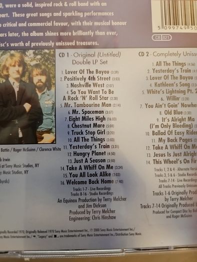 The Byrds 2CD - (Untitled) / (Unissued)