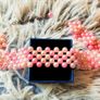Handmade Beaded Light Pink Choker Image 4