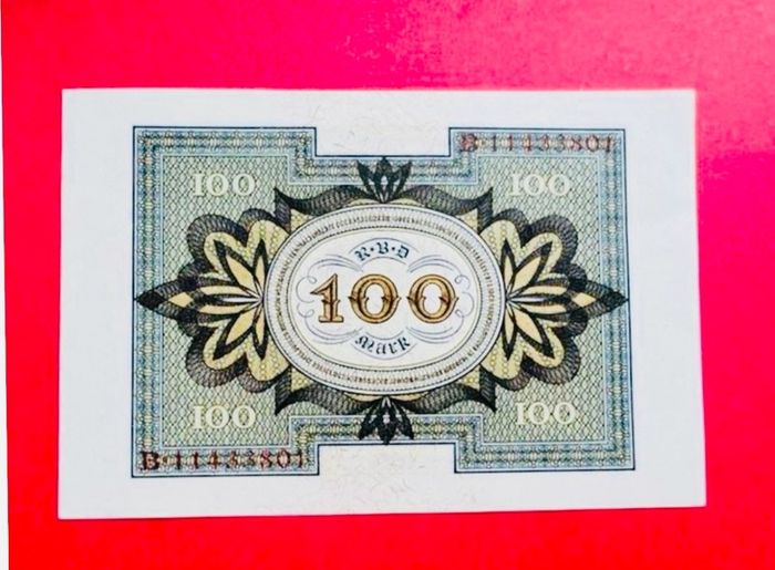 Germany  100  Marks  1920. Pick 69a.  ( Uncirculated )