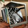 Vintage vinyl table mid century Image 2