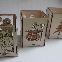 Xmas Christmas Tea Lights Home Decorations Santa SnowMan Tree Craft Decor