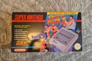 Super Nintendo Streetfighter 2 Console Boxed