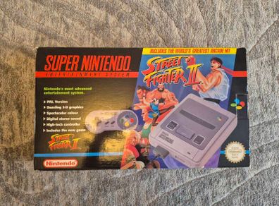 Super Nintendo Streetfighter 2 Console Boxed