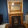 fireplace and mirror Image 3