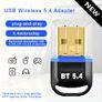 USB BT 5.4 wireless adapter, USB wireless dongle receiver, suitable for computer, headset, keyboard, mouse speakers and other devices Image 5