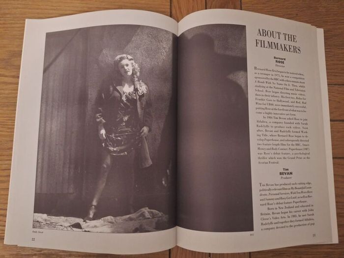 1990 Chicago Joe And The Showgirl Press Kit