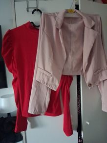 Top and short blazer
