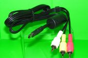 Mini USB To 3 RCA AV Audio Video Cable for Canon PowerShot SX40 HS