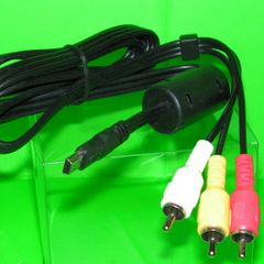 Mini USB To 3 RCA AV Audio Video Cable for Canon PowerShot SX40 HS