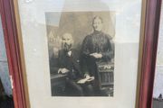 Victorian portrait framed
