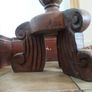 wooden tall candle stand Image 4