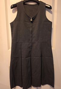 SALE!  Grey Pinafore Dress for School Uniform