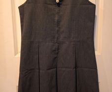 SALE!  Grey Pinafore Dress for School Uniform