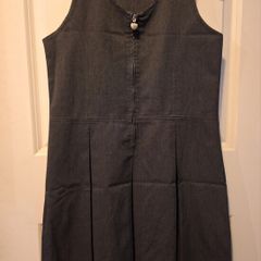 SALE!  Grey Pinafore Dress for School Uniform