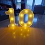 Backdrop Age 10 & light up number 10 Image 4