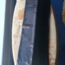 Black Velvet/Grey Satin Scarf. Image 2