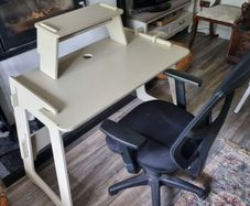 computer desk and chair