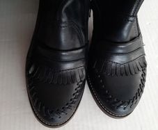 new genuine leather knee high boots
