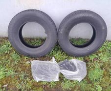 Set of 2 NEW Tyres 185R14C 102/100R and Tubes