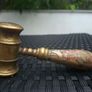 Vintage Solid Brass Judge's/Auctioneer's Gavel Image 10