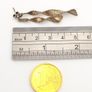 Vintage 925 Sterling Silver Twisted Leaf Stud Earrings Image 9