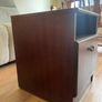 Vintage wooden bedside cabinets Image 5