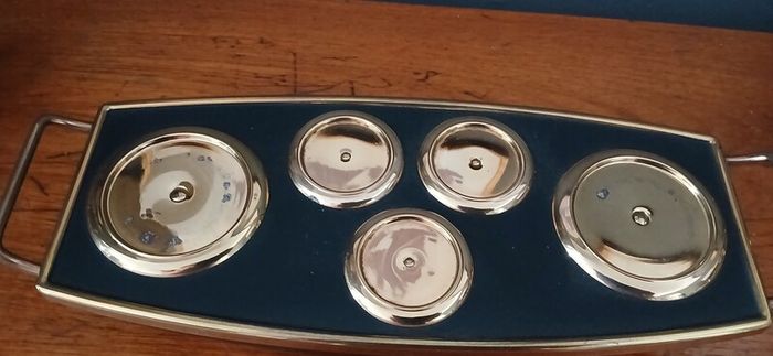 Mid century Golden Age condiment set