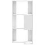Corner Bookcase 3-Tier White 50x50x102 cm Engineered Wood Image 3