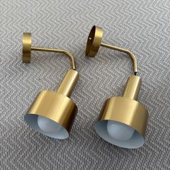 Gold wall lights