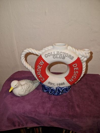 Paul Cardew Collectors Club 1998-1999 lifebuoy teapot signed