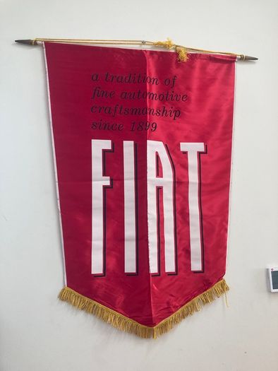 Fiat Dealer Pennant Rare from the 60's
