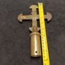 19 th century amazing brass bishops crosier top in the form of a cross Image 5