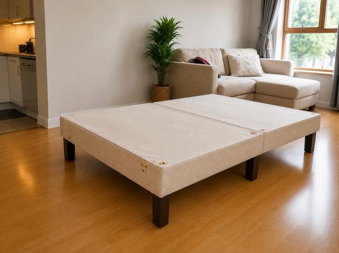 upholstered divan bed base sections.