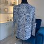 Ladies Navy & Grey Long Sleeved Top. Size Large UK 12 / EU 40 Image 7