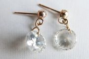 Vintage 9ct Gold 375  Drop/Dangle Art Deco  Earrings 1,46g
