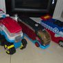 Large collection of Paw Patrol vehicles and figures Image 2