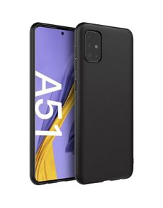 Black Soft Silicone Case for Samsung Galaxy A51 Shockproof Back Cover
