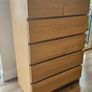 Ikea Malm 6 Drawer Chest of Drawers Image 2