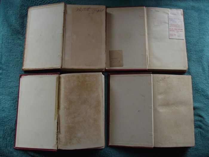 4 Volumes - "Pilgrimages to Old Homes" by Fletcher Moss - 1903 - 1906 - 1908 - 1920