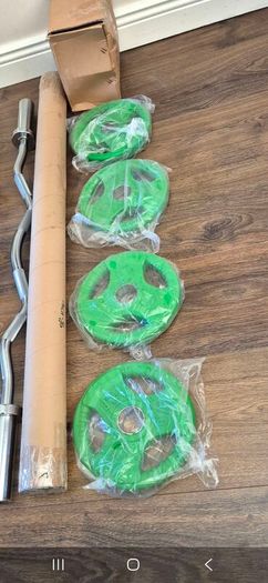 brand new olympic weight liting set