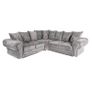Verona Beige & Grey Scatter & Fullback Cushions Sofa Image 8