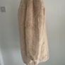jacket faux fur Zara beige edge to edge jacket large Image 4