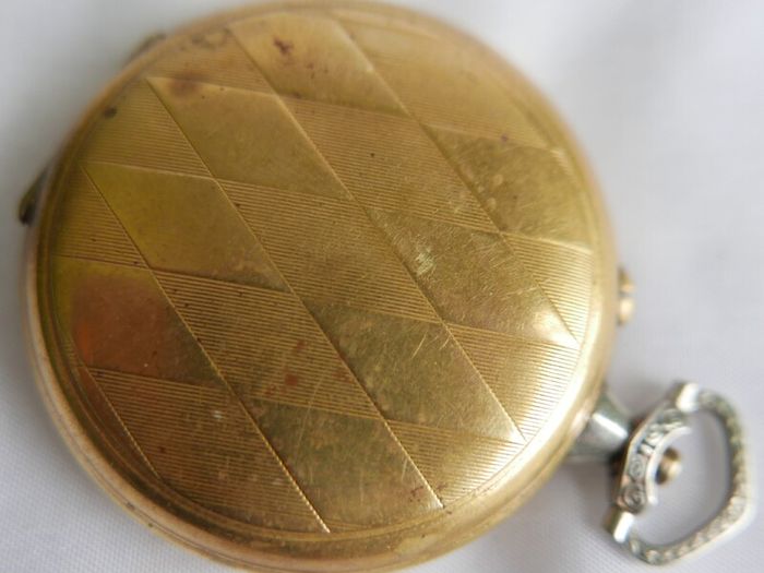 Vintage Antique Remontoir Ancre Pocket Watch Case