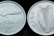 [#104] - Ireland 1968 | Florin | 2s | Salmon | KM.15a | MS