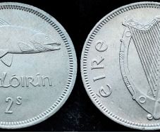 [#104] - Ireland 1968 | Florin | 2s | Salmon | KM.15a | MS