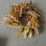 Handcrafted dried autumn wreath Image 3